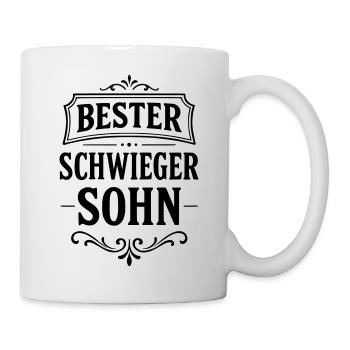 Bester Schwiegersohn Geschenk von Schwiegereltern - Tasse - Weiß - Rechts