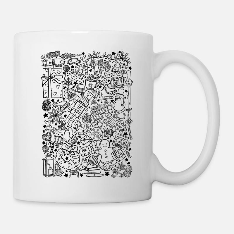 Agitation de Noël - Mug blanc - blanc