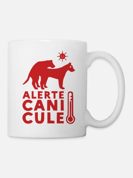 HITZEWELLENWARNUNG! - Tasse - Weiß