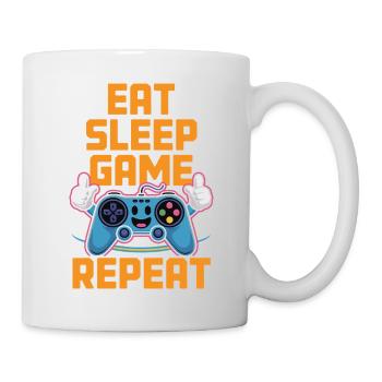 Eat Sleep Game Repeat - Mug - white - Right