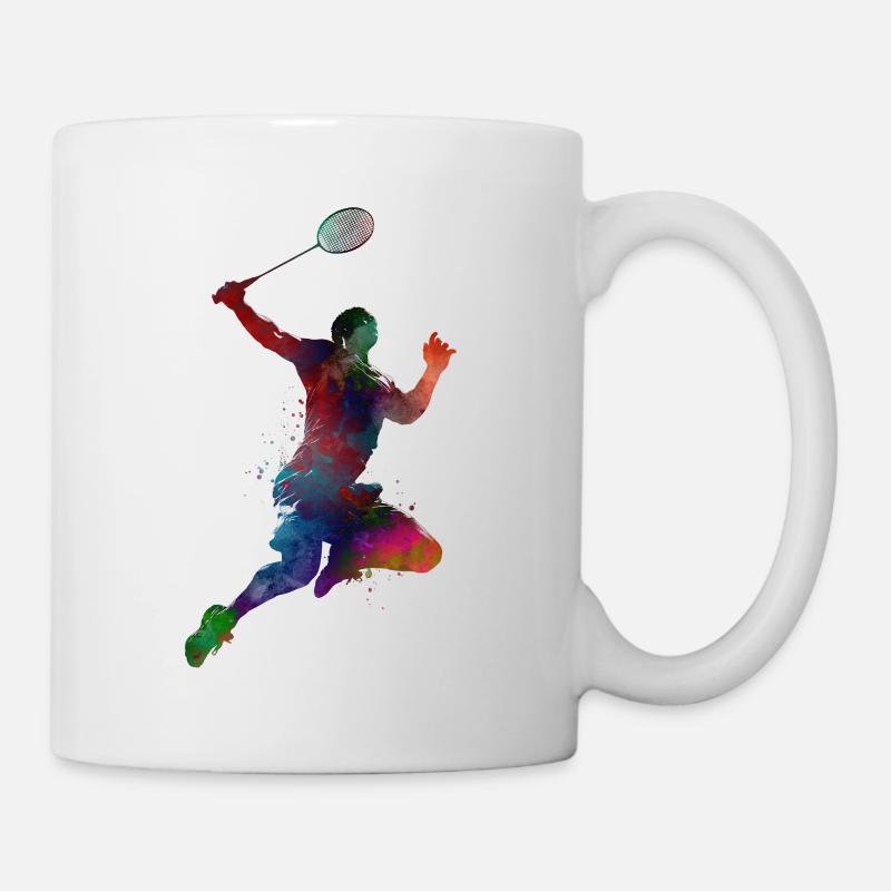 Art sportif #badminton badminton - Mug blanc - blanc