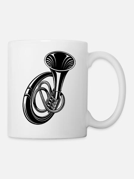 Sousaphon - Tasse - Weiß