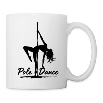 Pole Dance Pole Dancer Silhouette Gift - Mug - white - Right