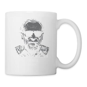 Love Insight: Bukowski Quote Portrait - Mug - white - Right