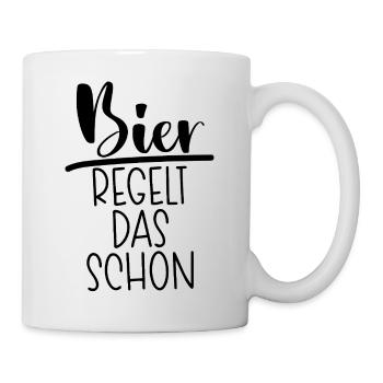 Beer regulates this - Mug - white - Right
