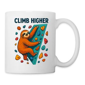 Cadeau de l’escalade paresseuse en bloc - Mug blanc - blanc - Droite