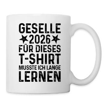 Journeyman 2026 T-Shirt Long Learning Grunge Gift - Mug - white - Right