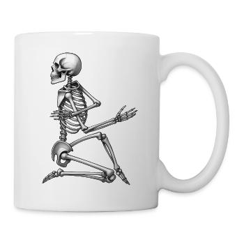 SKELETON DANCER - black & white - Mug - white - Right