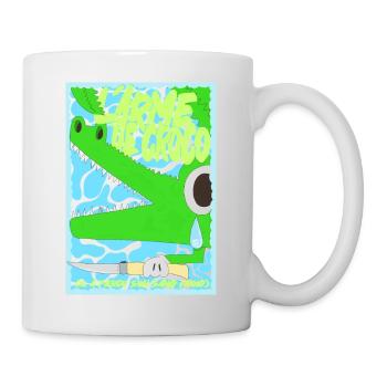 The Crocodile Weapon Word Game Graffiti Funny - Mug - white - Right