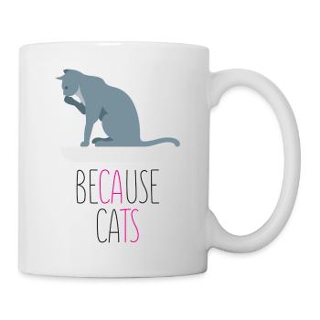 Because Cats - Mug - white - Right