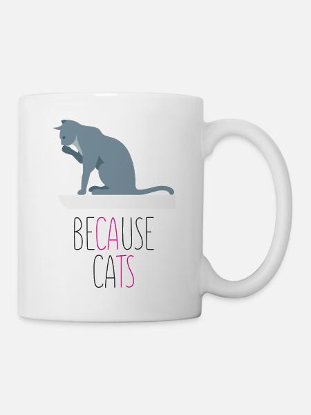 Weil Cats - Tasse - Weiß