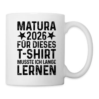 Matura 2026 Graduation T-Shirt - Mug - white - Right