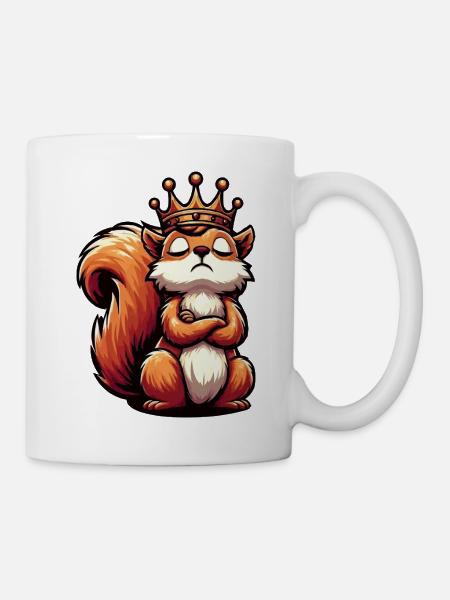 Eichhörnchen Eichhorn Eichhörnchenliebhaber Nager - Tasse - Weiß