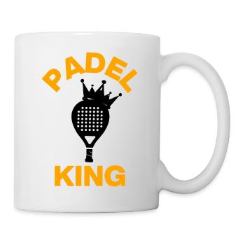 Roi du Padel – Souverain de la Cour ! Écrase-le - Mug blanc - blanc - Droite