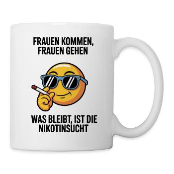 Women come, women go - alcohol addiction - Mug - white - Right