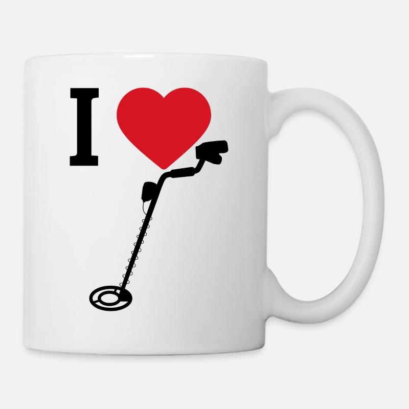 I_Love_metaldetecting - Tasse - Weiß