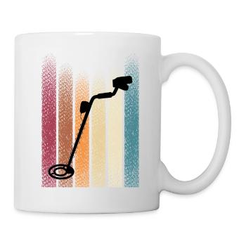 Retro_Schatzsucher - Mug blanc - blanc - Droite
