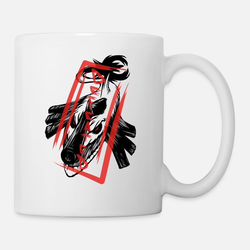 Die Besiegten: Hai-Monster - Tasse - Weiß