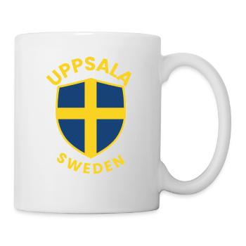 Uppsala Shield Sweden Emblem - Mug - white - Right