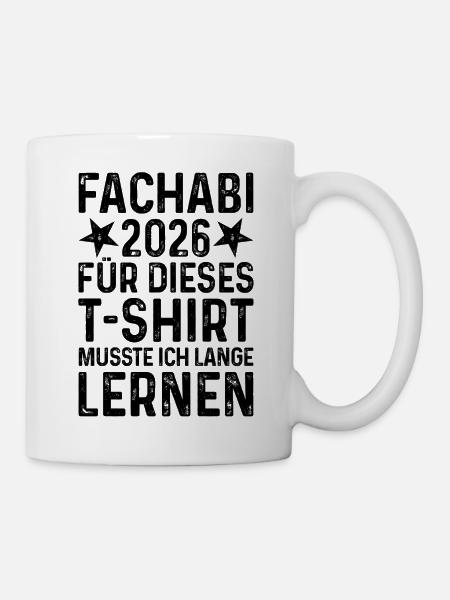 Fachabi 2026 - Tasse - Weiß