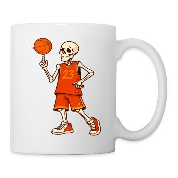 Skeleton Hoops 23 - Mug blanc - blanc - Droite
