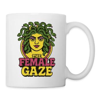 Female Gaze Medusa Portrait - Mug - white - Right