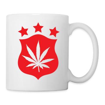 Cannabis – Weed – Legalisierung - Tasse - Weiß - Rechts