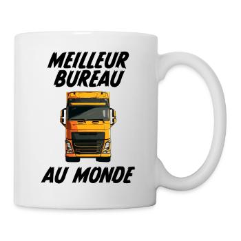 Truck Driver and Truck Driver - Road Profession - Mug - white - Right
