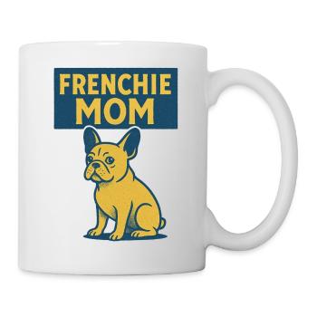 Frenchie Mom Bulldog Tee - Mug - white - Right