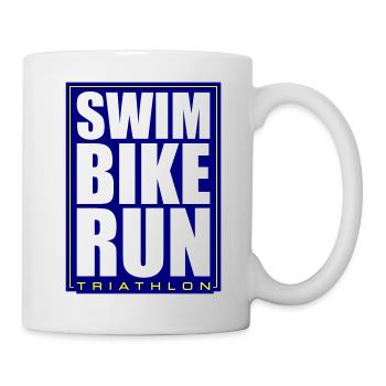Triathlon Natation Course Cyclisme - Mug blanc - blanc - Droite