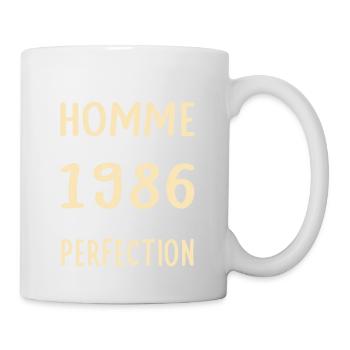 Né en 1986 – Frôler la perfection  - Mug blanc - blanc - Droite