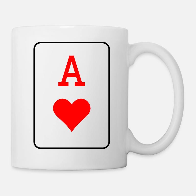 As de cœur - Mug blanc - blanc