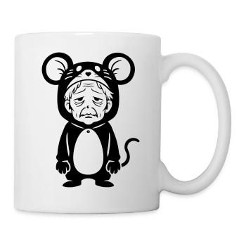 Karnevalsmuffel Maus - Mug blanc - blanc - Droite