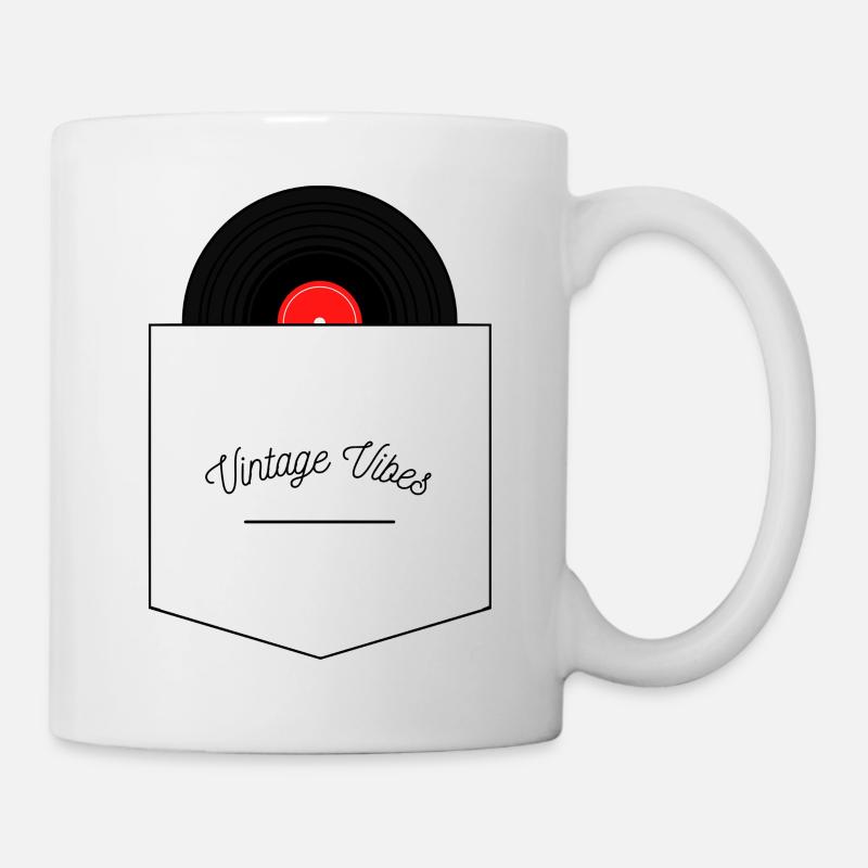 Vintage-Flair - Tasse - Weiß