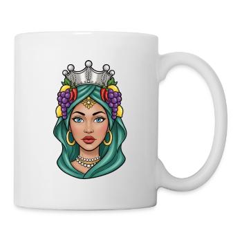 Sicily Moor's Head Woman Sicily - Mug - white - Right