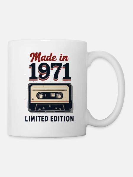 Made in 1971 – Limited Edition - Tasse - Weiß