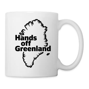 Hände weg von Grönland! - Grönland / Grønland - Tasse - Weiß - Rechts