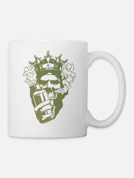 Roi des barres Crown Micro - Mug blanc - blanc