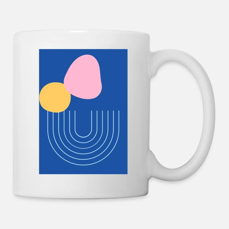 abstrait - Mug blanc - blanc