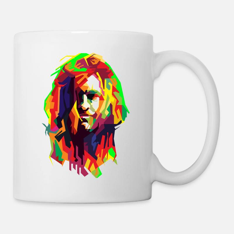 Grunge Your Life Pop Art - Mug blanc - blanc