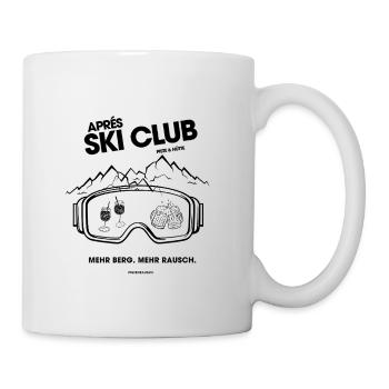 Pistenrausch Aprés Ski Club - Tasse - Weiß - Rechts