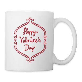Valentine's Day Ornate Frame - Mug - white - Right