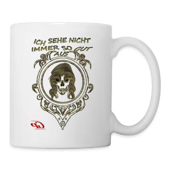 COOLE Designer T-Shirt ORIGINAL PAUKNER GRNA - Tasse - Weiß - Rechts