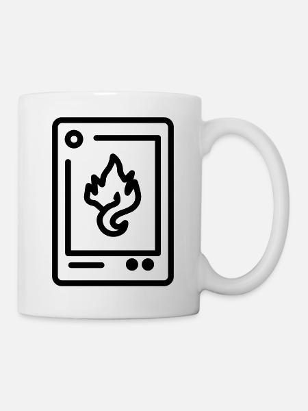Sammlerkarte - Tasse - Weiß