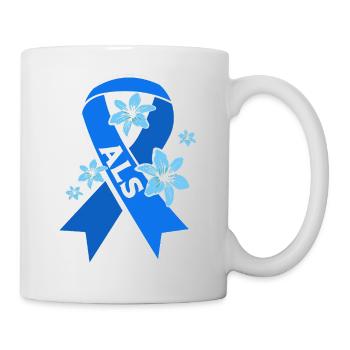 ALS Nervenkrankheit - Tasse - Weiß - Rechts
