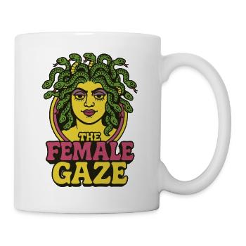 Medusa  The Female Gaze - Mug - white - Right
