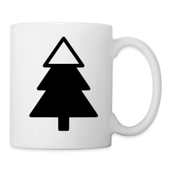 Fir Tree Forest Silhouette - Mug - white - Right