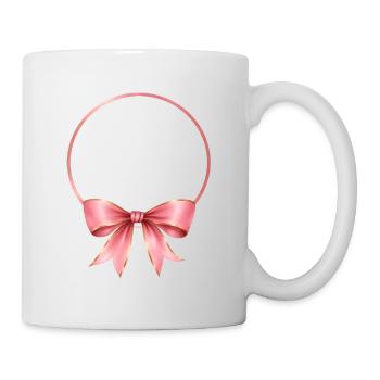 Le cercle en boucle peut être personnalisé - Mug blanc - blanc - Droite