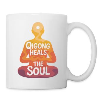 Qigong Tai Chi - Mug blanc - blanc - Droite