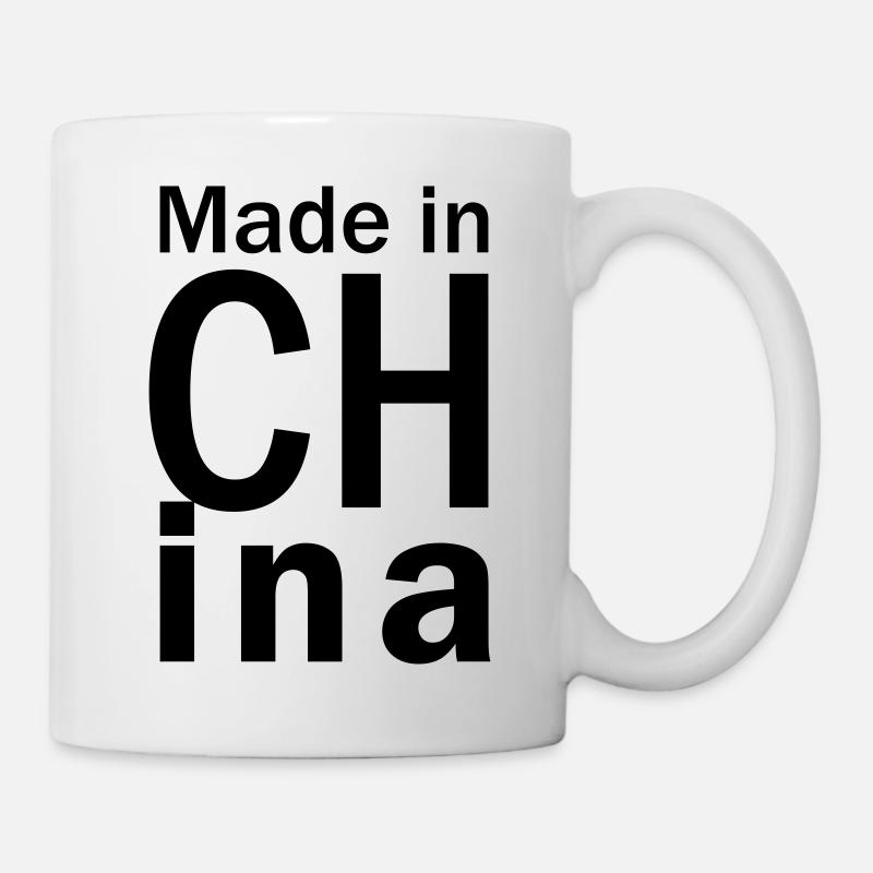 Fabriqué à CHina - Mug blanc - blanc